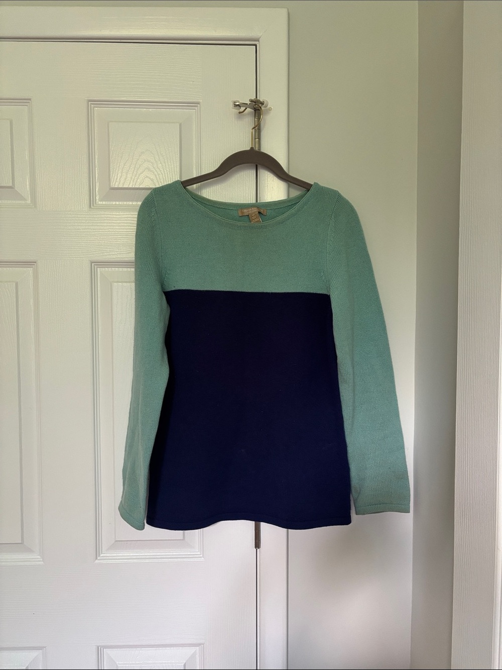Banana Republic Colorblock Long Sleeve Sweater
